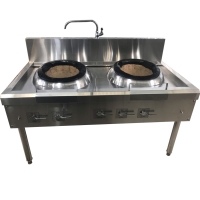 Bếp á quạt thổi đắp đất đôi