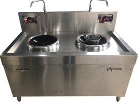 Industrial induction cooktop