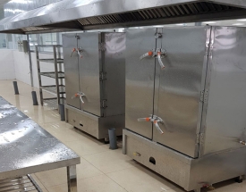 Những lưu ý khi dùng tủ nấu cơm công nghiệp