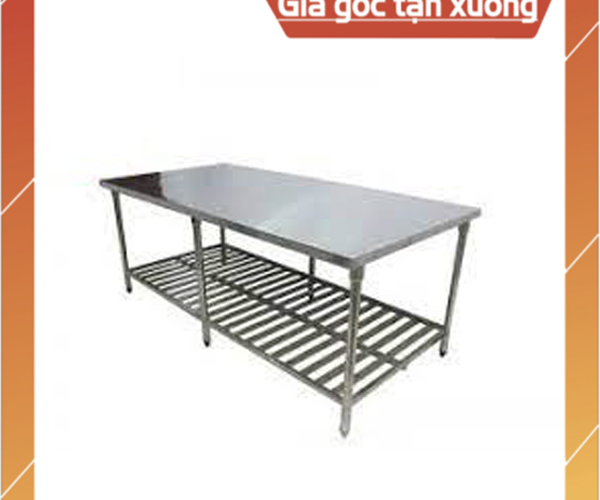 BÀN THAO TÁC CÓ KỆ SONG (THANH)  DƯỚI
