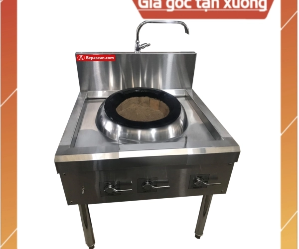 Bếp á quạt thổi đắp đất đơn