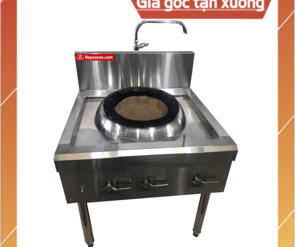 Bếp á quạt thổi đắp đất đơn
