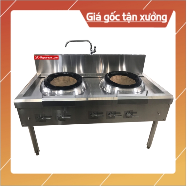 Bếp á quạt thổi đắp đất đôi