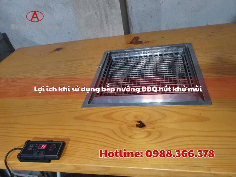 loi ich khi su dung bep nuong bbq hut khu mui