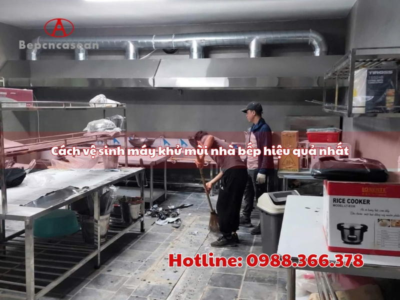 The most effective way to clean kitchen hood