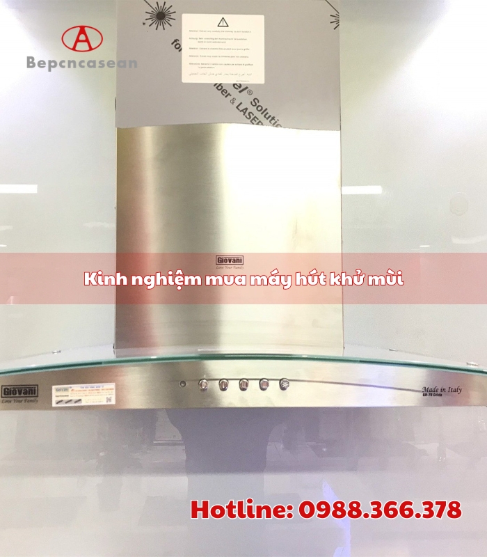 kinh nghiem mua may hut khu mui bep gia dinh