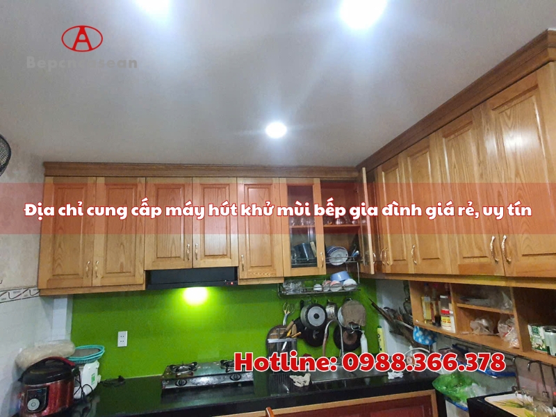 Address providing genuine, cheap and reputable family kitchen hoods in Ho Chi Minh City