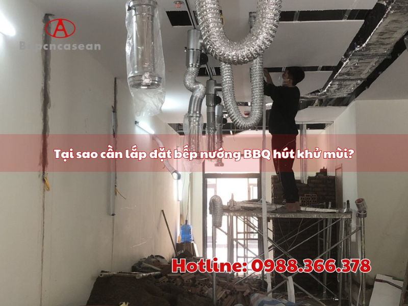 Why should we install a bbq grill with exhaust fan?